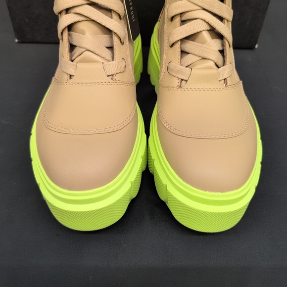 SOREL Caribou X Chelsea Waterproof Leather Lace-Up Boot Women's US 8.5 Canoe - Picture 5 of 14